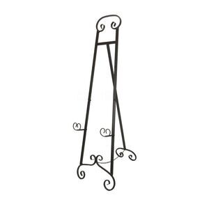 50 Inch Tall Large Wrought Iron Display Picture Easel Stand